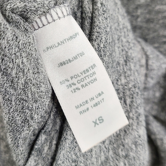 n:Philanthropy Finn romper gray button up NWT XS - Picture 8 of 8
